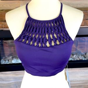 Alto Giro Funfitness purple top. Size L. NWT